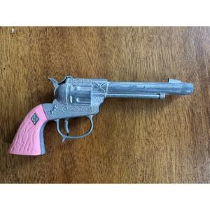 Vintage Halco Diamond H Leslie Henry Laramie Cap Gun Pink Grip